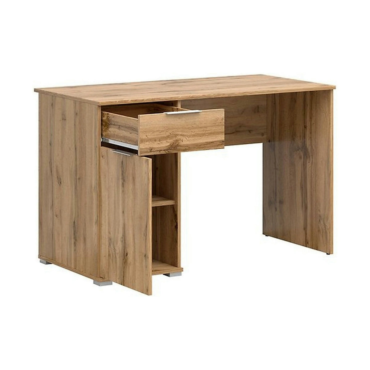 Birou ZELE, stejar wotan, PAL laminat, 120x60x76 cm