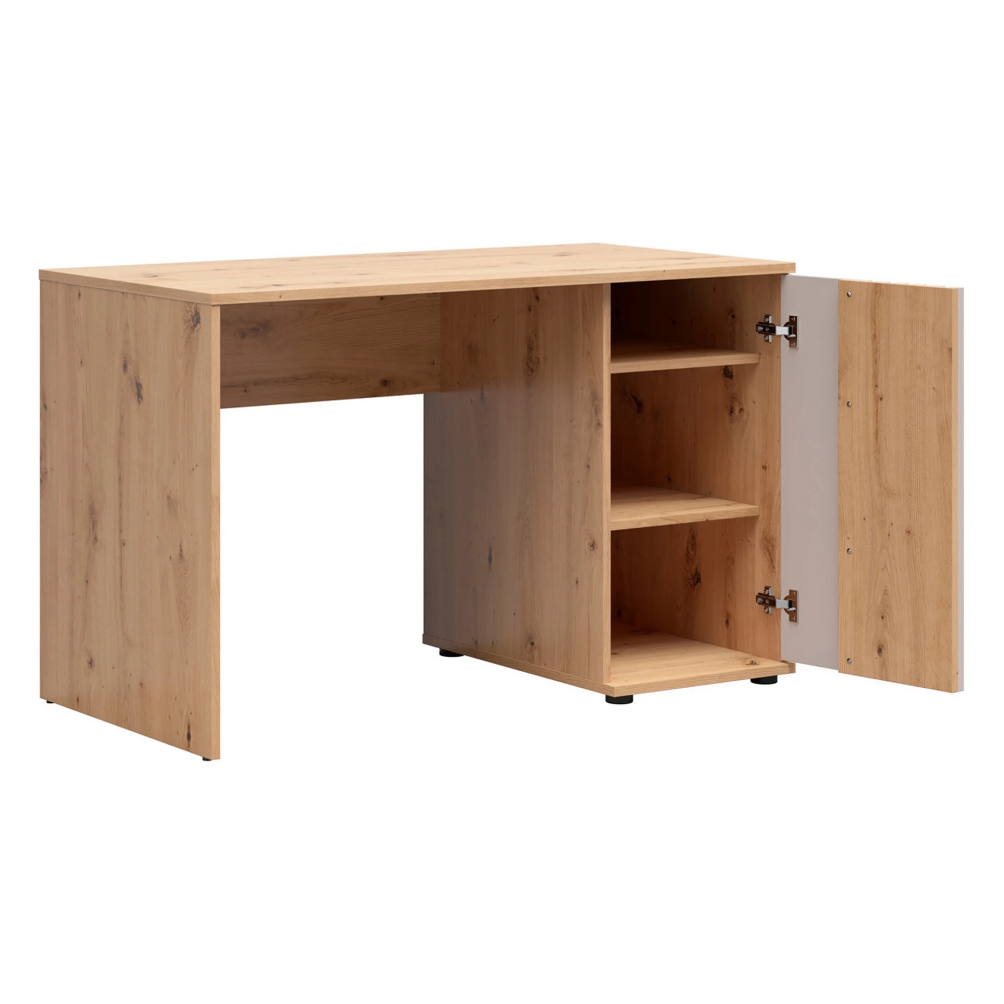 Birou tineret modern BREVAS, stejar artisan/casmir, PAL, 120x60x77 cm
