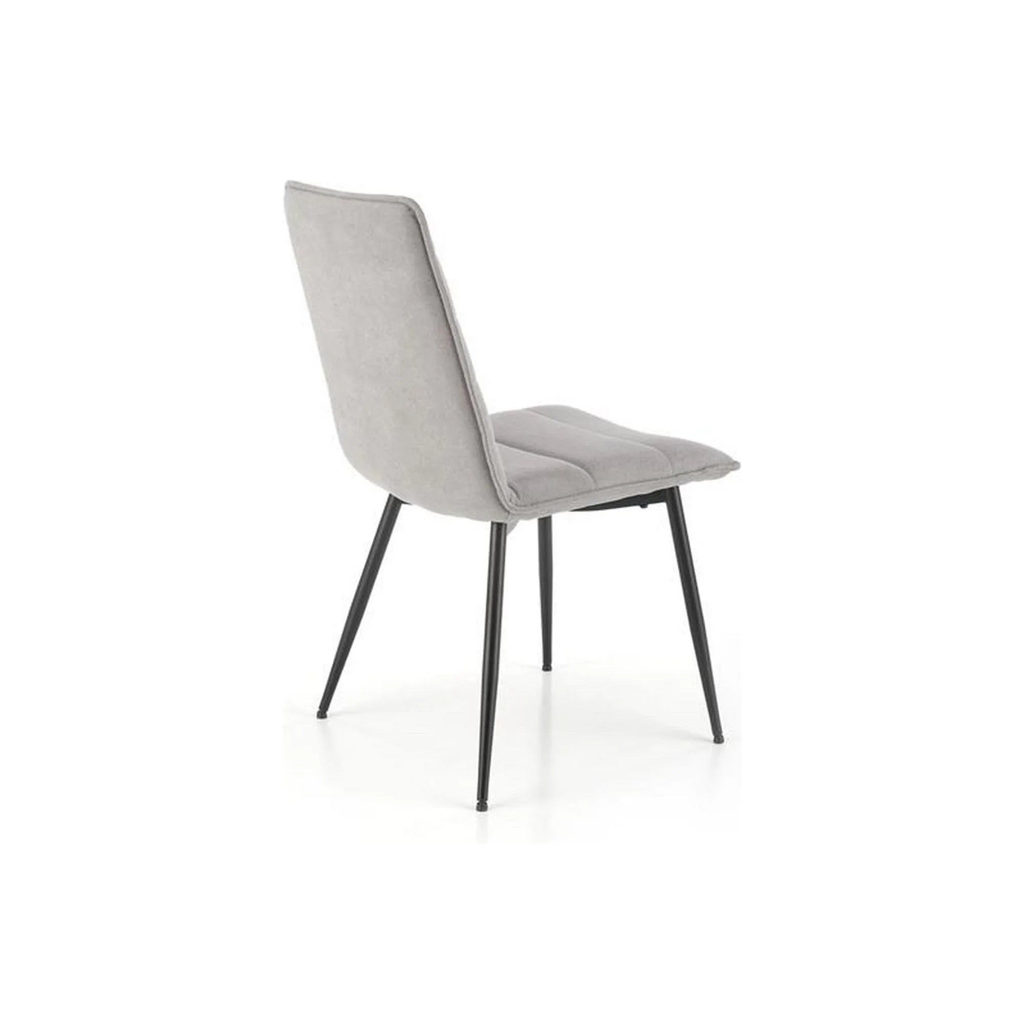 Scaun K493, gri/negru, stofa clasica/metal, 47x60x92 cm