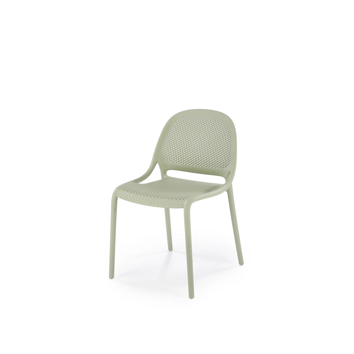 Scaun de gradina K532, verde menta, polipropilena, 50x56x80 cm