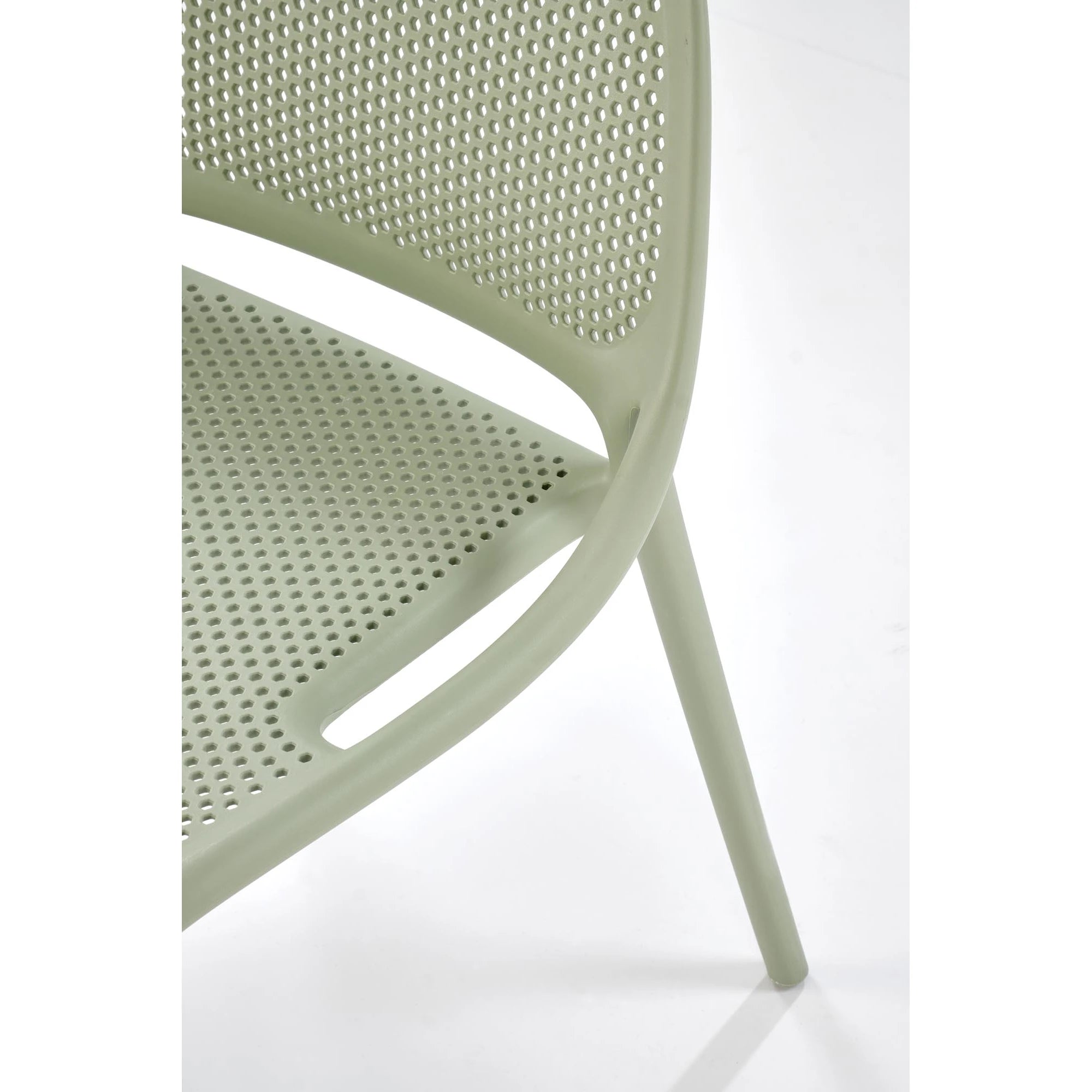 Scaun de gradina K532, verde menta, polipropilena, 50x56x80 cm