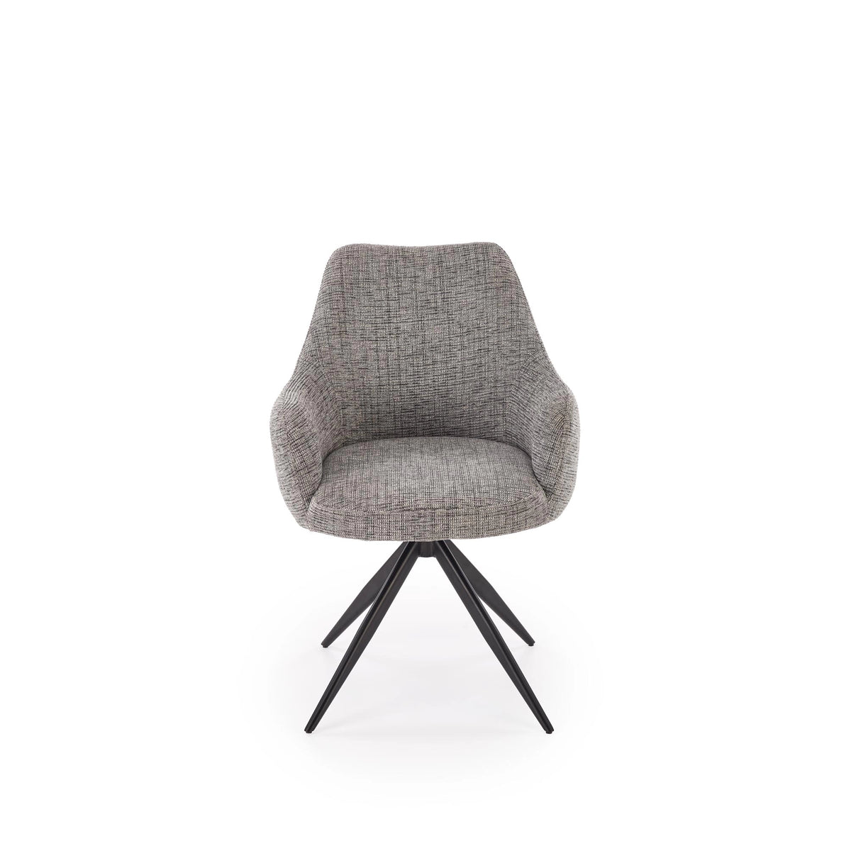 Scaun K564, gri/negru, stofa clasica/metal, 60x63x87 cm