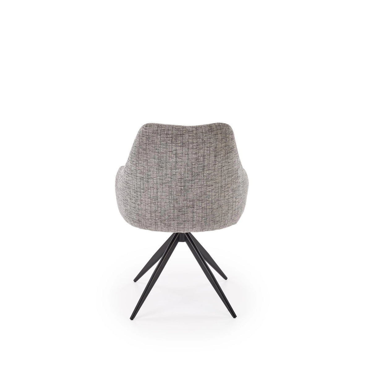 Scaun K564, gri/negru, stofa clasica/metal, 60x63x87 cm