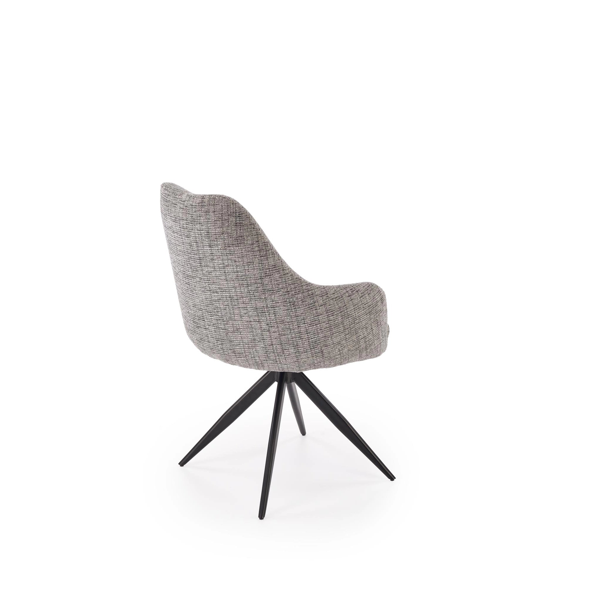 Scaun K564, gri/negru, stofa clasica/metal, 60x63x87 cm