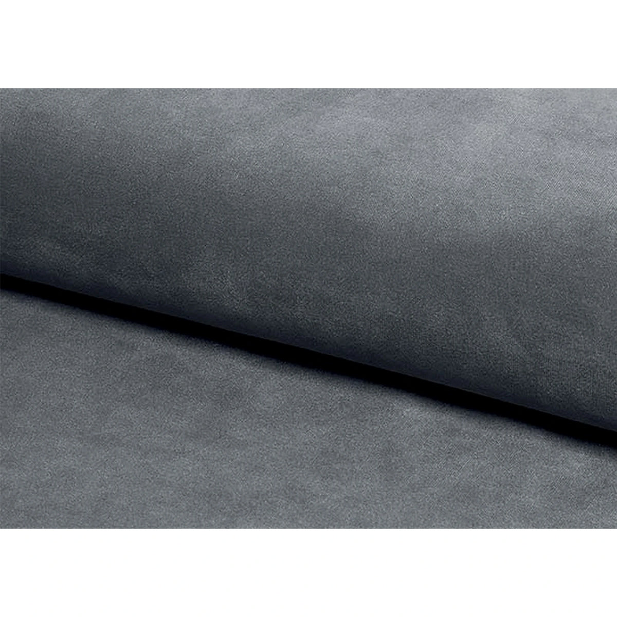 Scaun tapitat modern CHERRY, gri/negru, stofa catifelata/metal, 58x57x87 cm