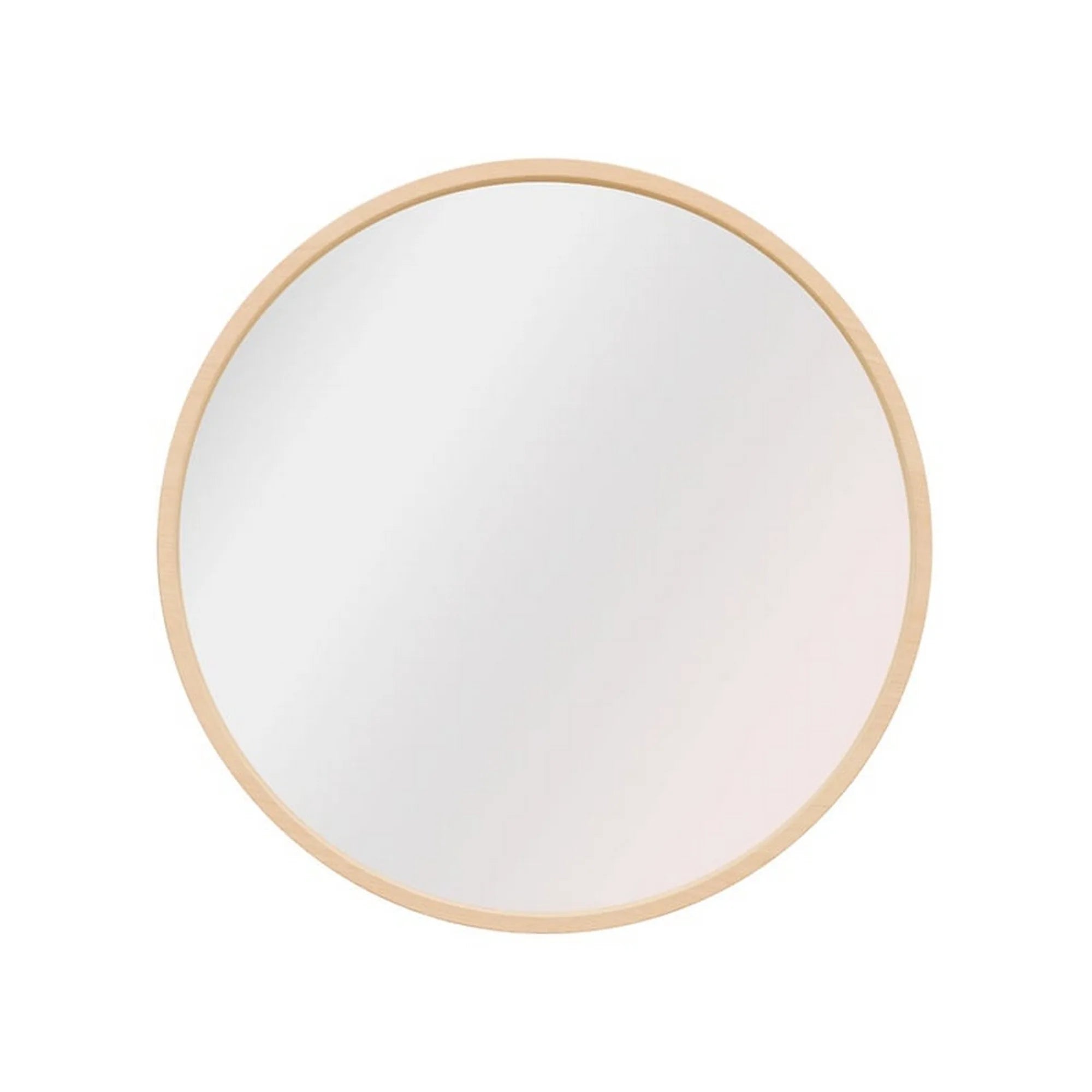 Oglinda CIRCLE, stejar, lemn, 65x65 cm