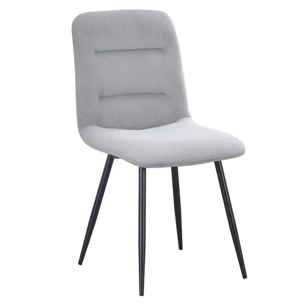 Scaun BOS, gri/negru, stofa/metal, 61x51x84 cm