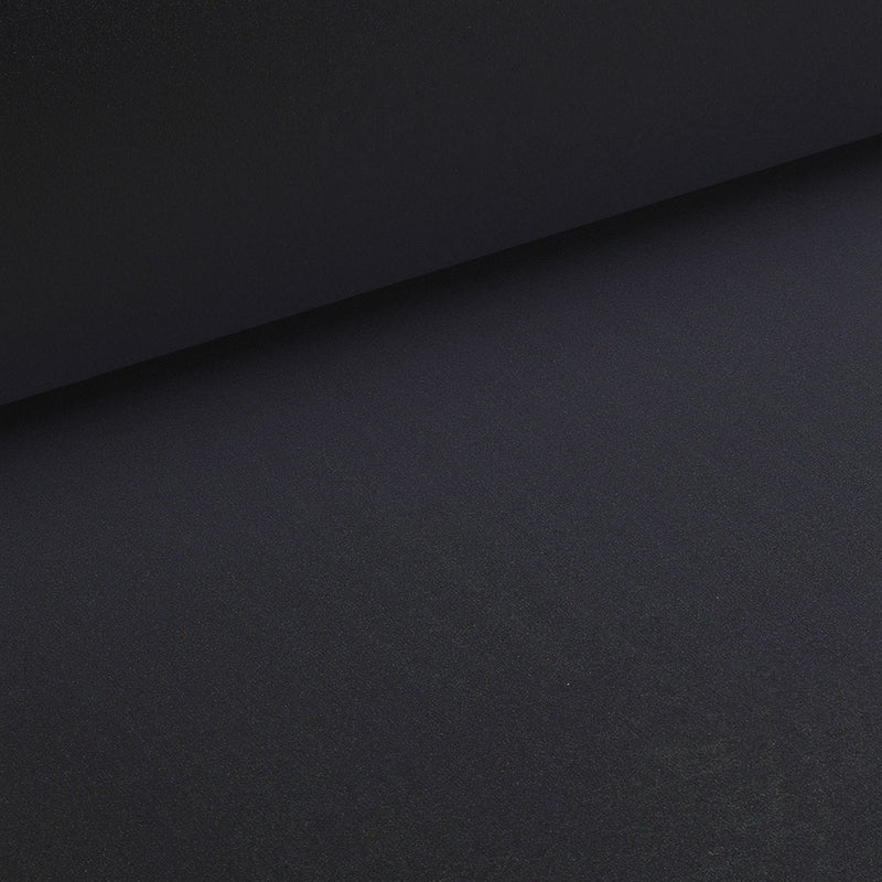 Taburet SOPHIA, stofa catifelata neagra, 61x61x41 cm