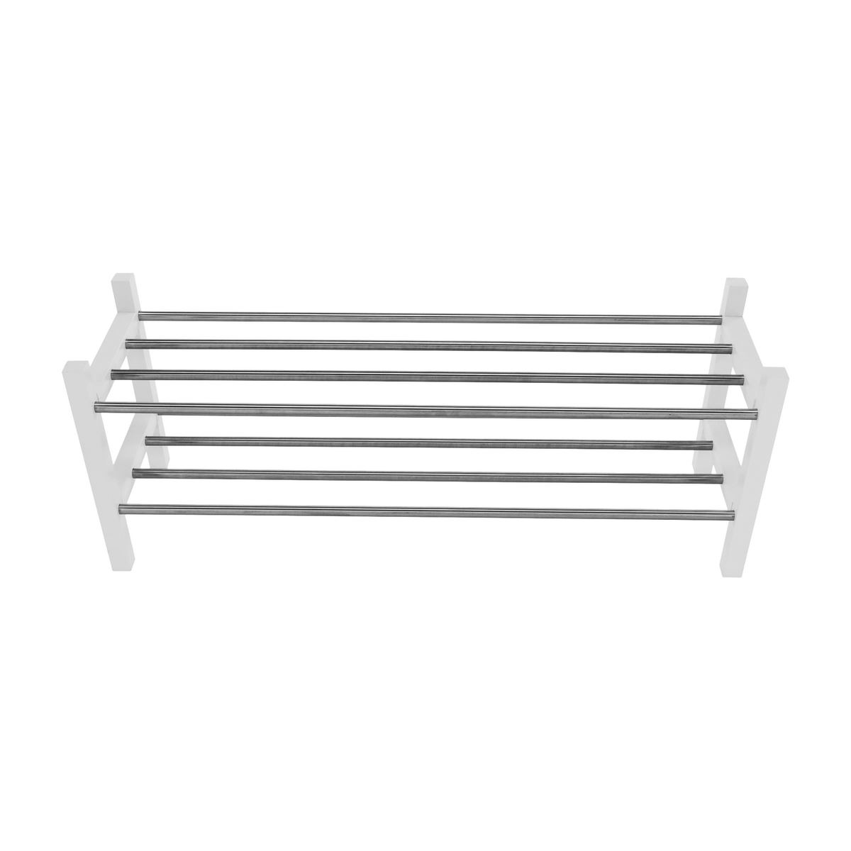 Pantofar BRESO, alb/argintiu, 100x30x37 cm