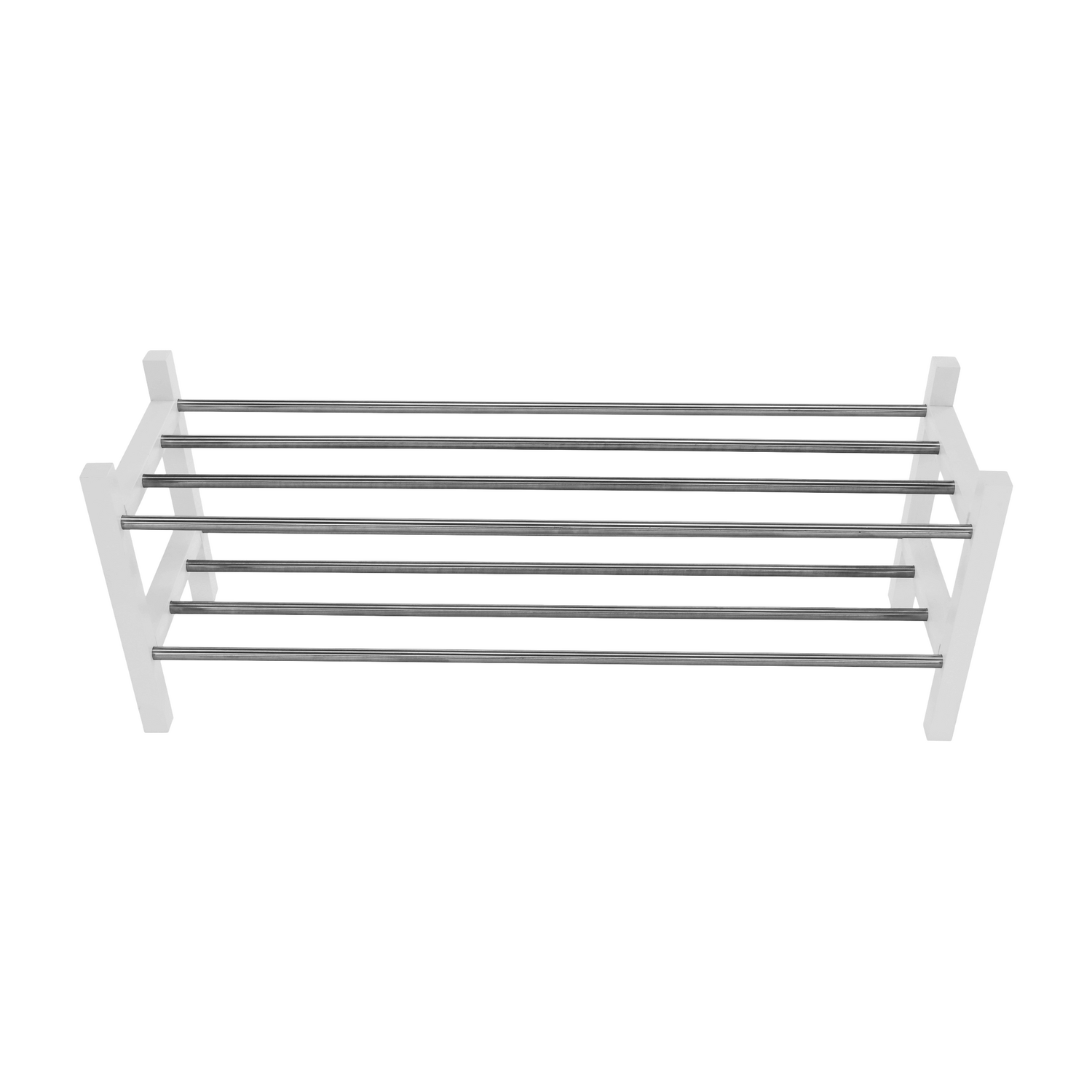 Pantofar BRESO, alb/argintiu, 100x30x37 cm