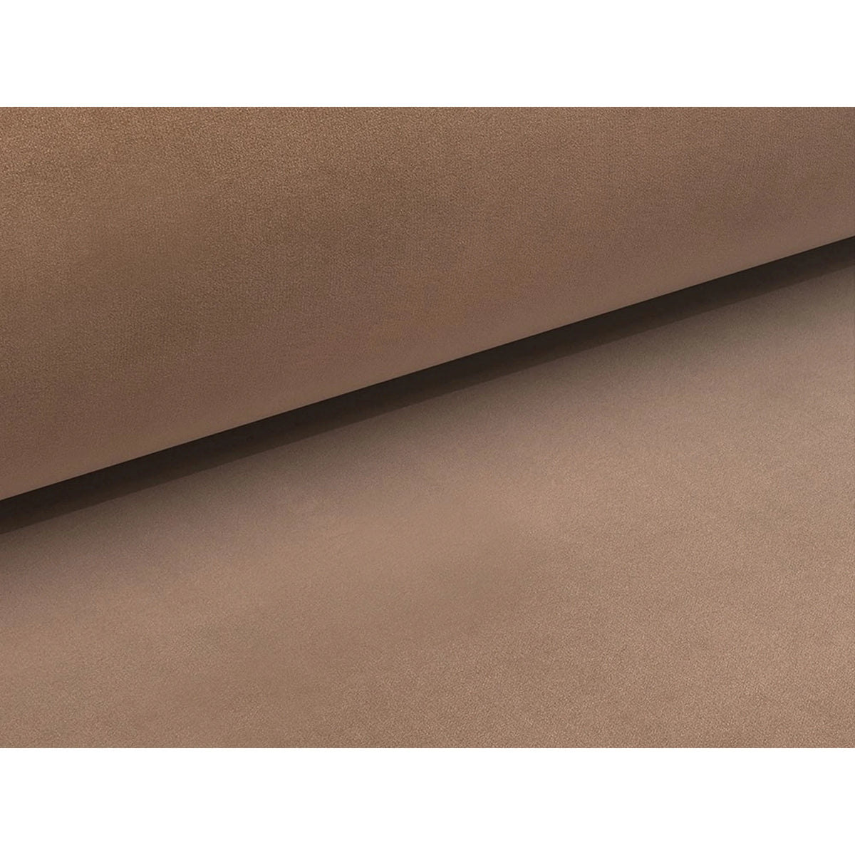 Fotoliu scoica CAMELLIA 1, stofa catifelata bej - Bluvel 28, 81x76x77 cm