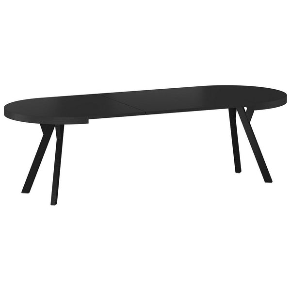 Masa extensibila DOMINGO, negru, 100-250x100x76 cm