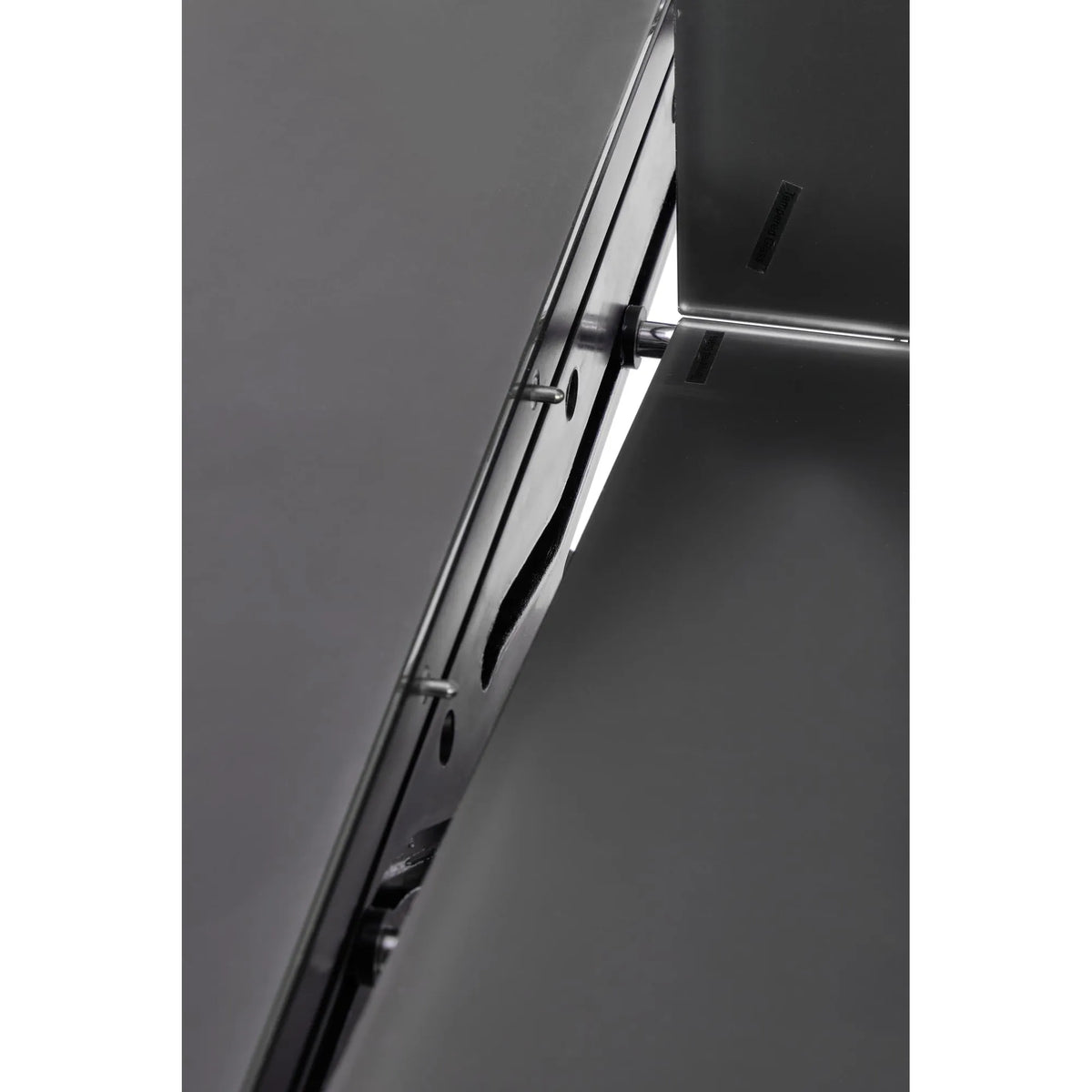 Masa extensibila SILVESTRO, gri inchis/negru, 180/220x89x75 cm