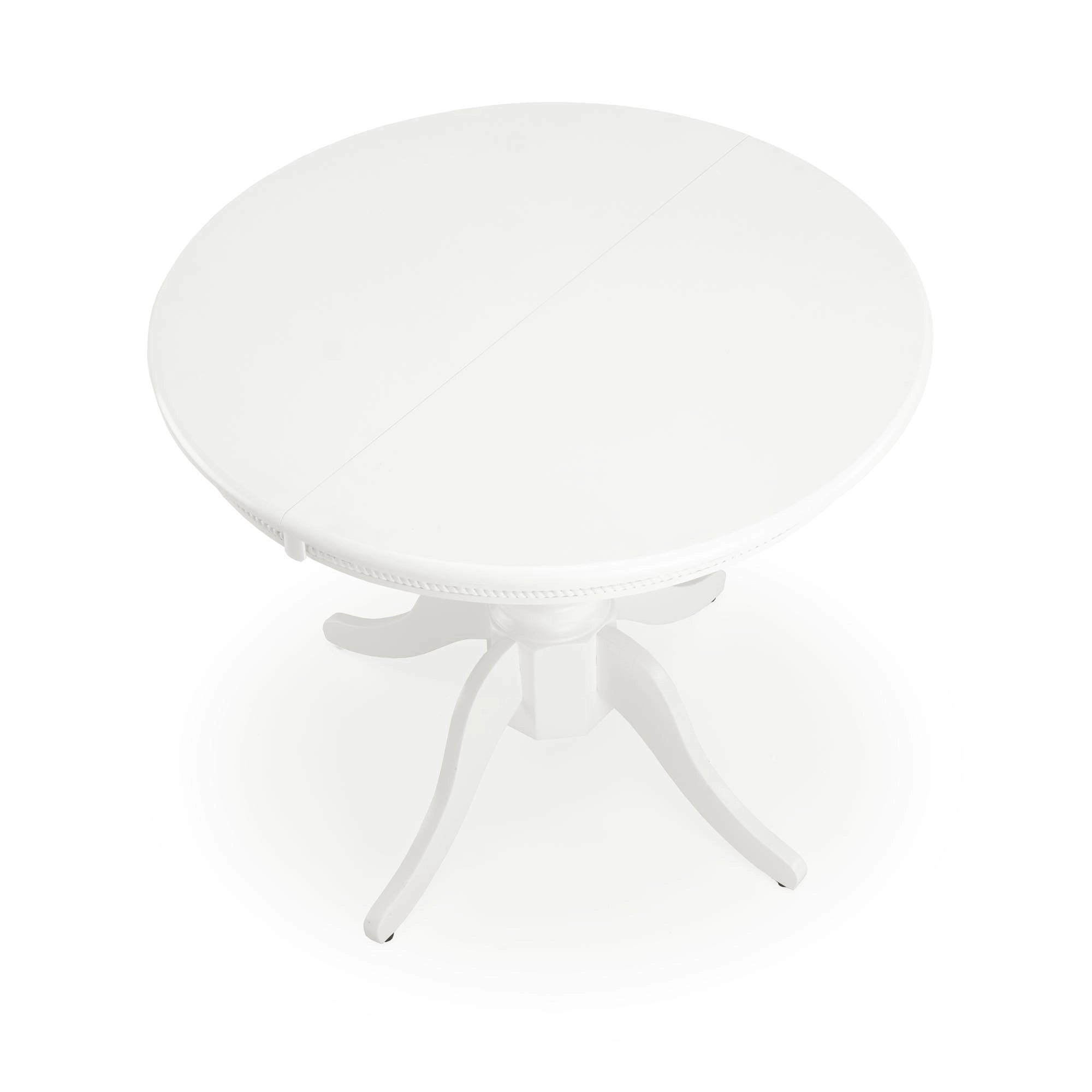 Masa extensibila alb WILLIAM, 90/124x90x75 cm