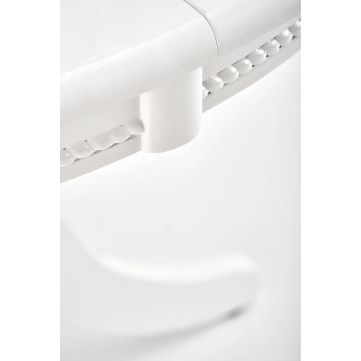 Masa extensibila alb WILLIAM, 90/124x90x75 cm