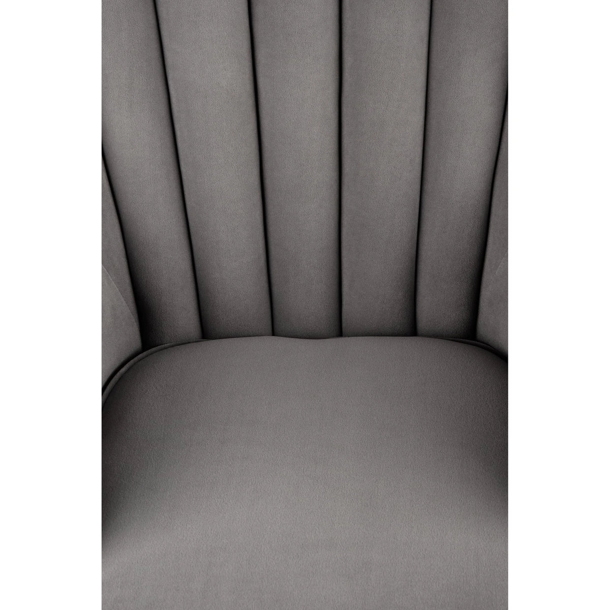 Fotoliu pentru living TITAN, gri/negru, stofa catifelata/lemn, 73x70x87 cm