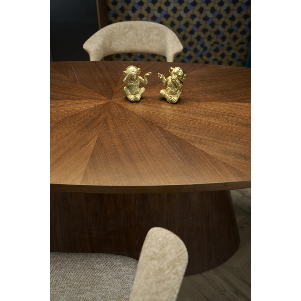 Masa moderna dining VAGNER, nuc, 220x98x76 cm