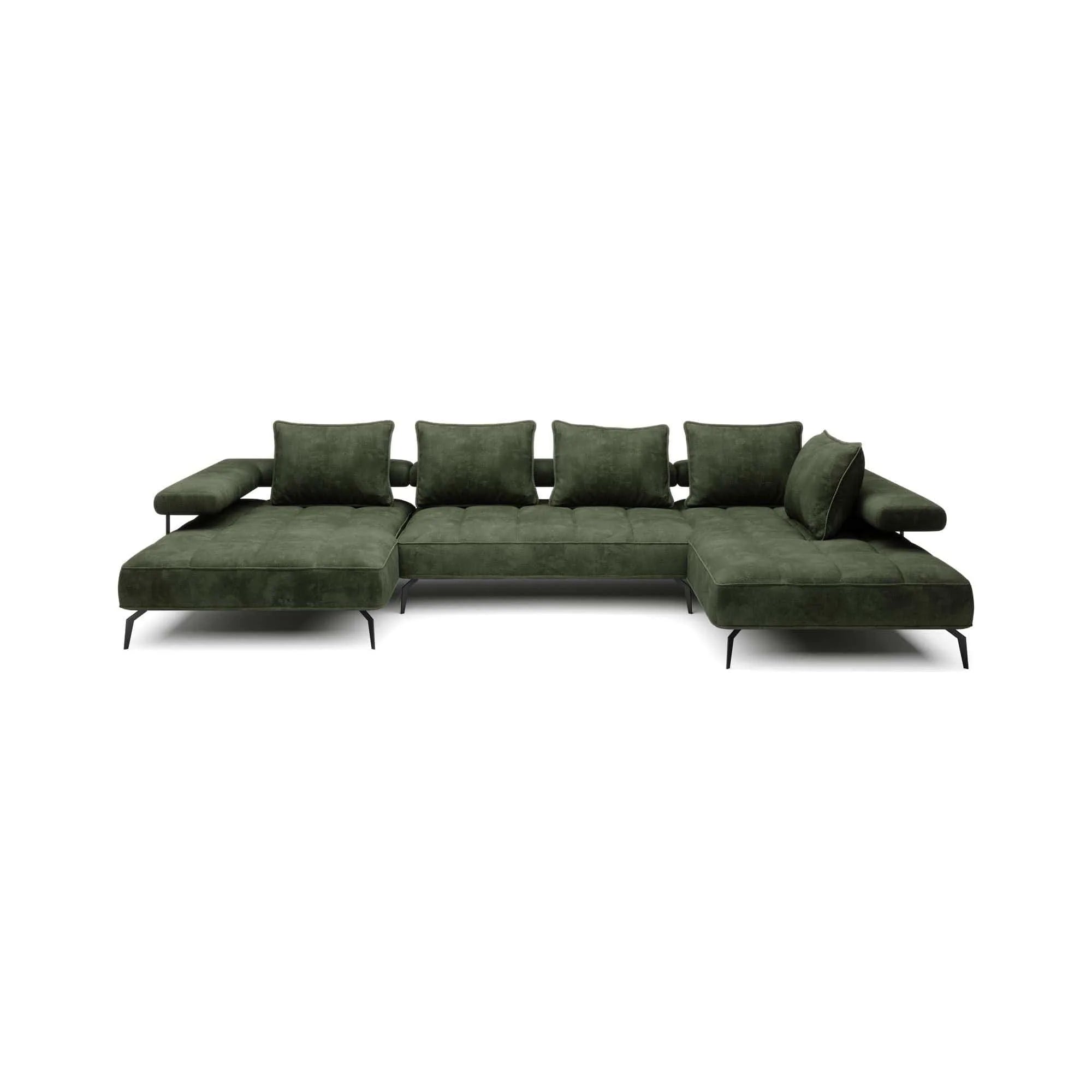 Coltar MONTELLA XL, personalizabil material gama Premium, cu reglaj electric, 372x207x88 cm