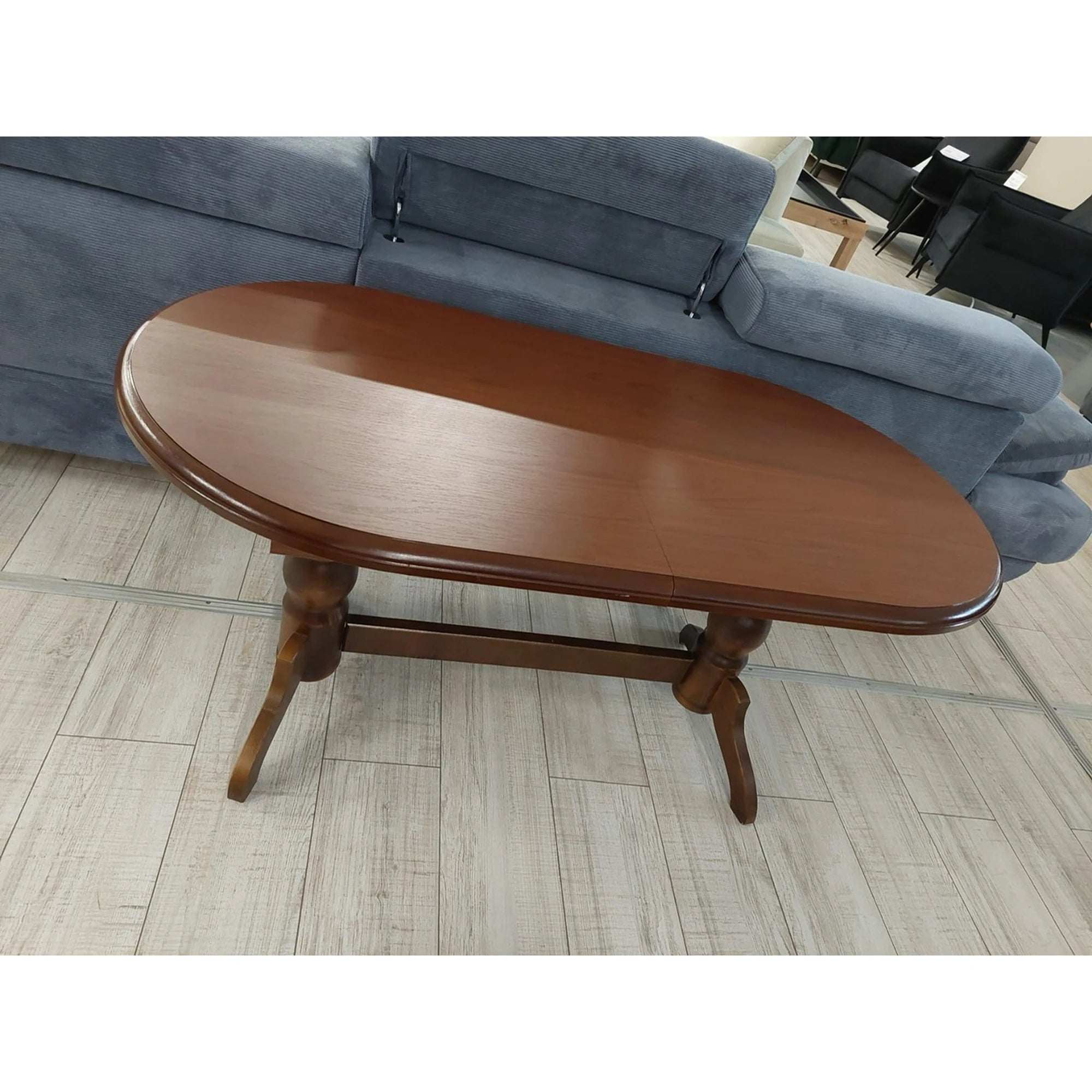 PRODUS RESIGILAT - Masa extensibila Daniel, castan, 120/160 x70x62/75 cm