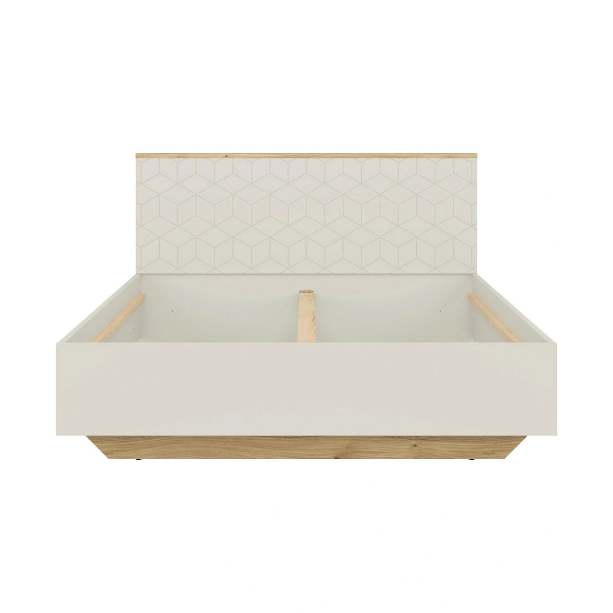 Cadru pat GLAMOUR A 160x200, casmir/stejar, PAL