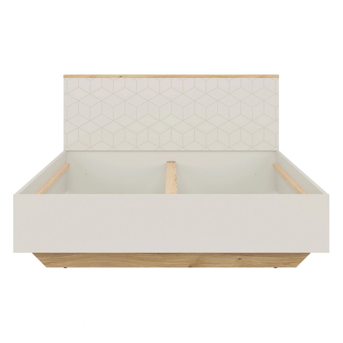 Cadru pat GLAMOUR A 160x200, casmir/stejar, PAL