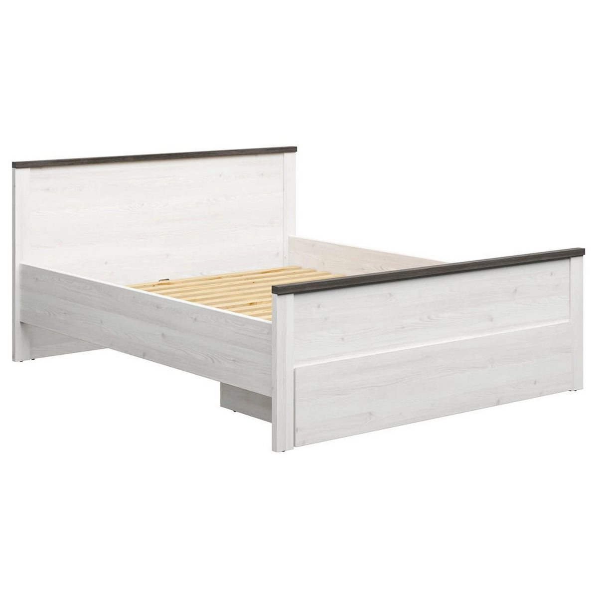 Cadru pat HESEN 160x200, pin deschis/pin larico, PAL