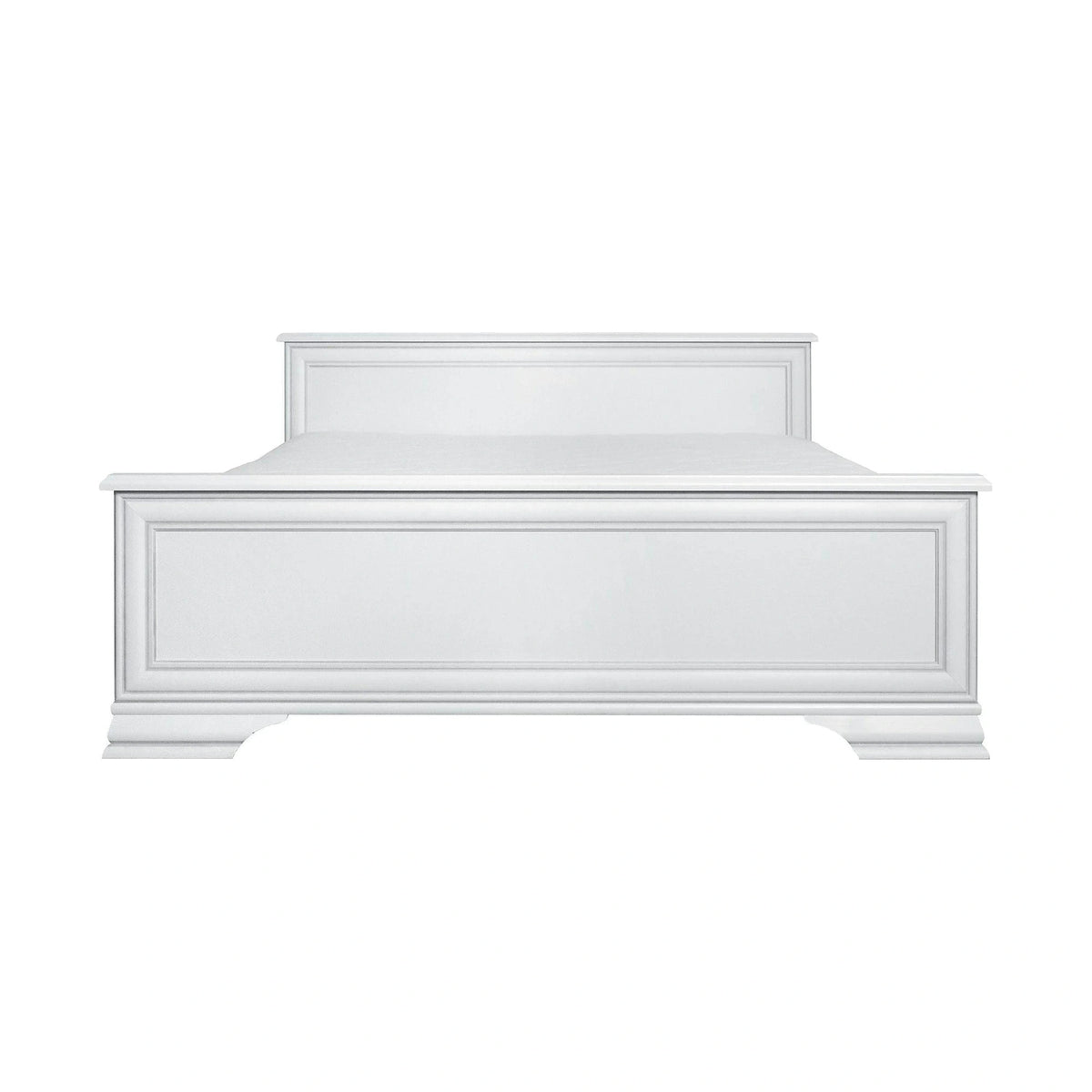 Cadru pat Idento B LOZ 160x200, alb, PAL/metal