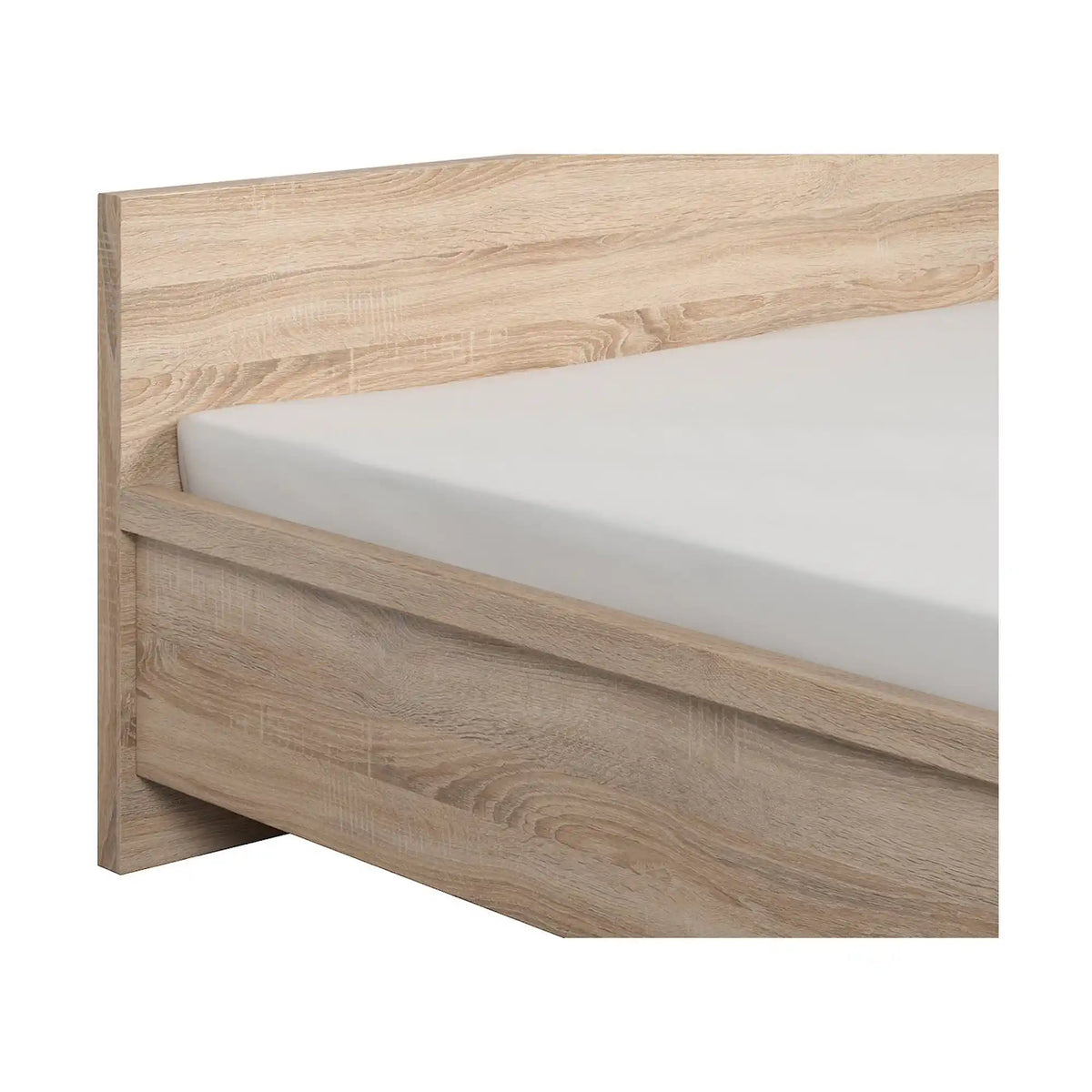 Cadru pat KASPIAN 140x200, stejar sonoma, PAL laminat
