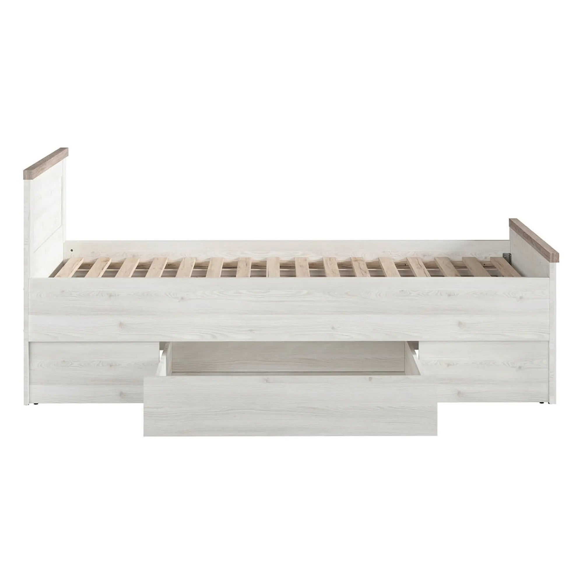 Cadru pat LUCA JUZI 90x200, zada sibiu deschis, PAL laminat