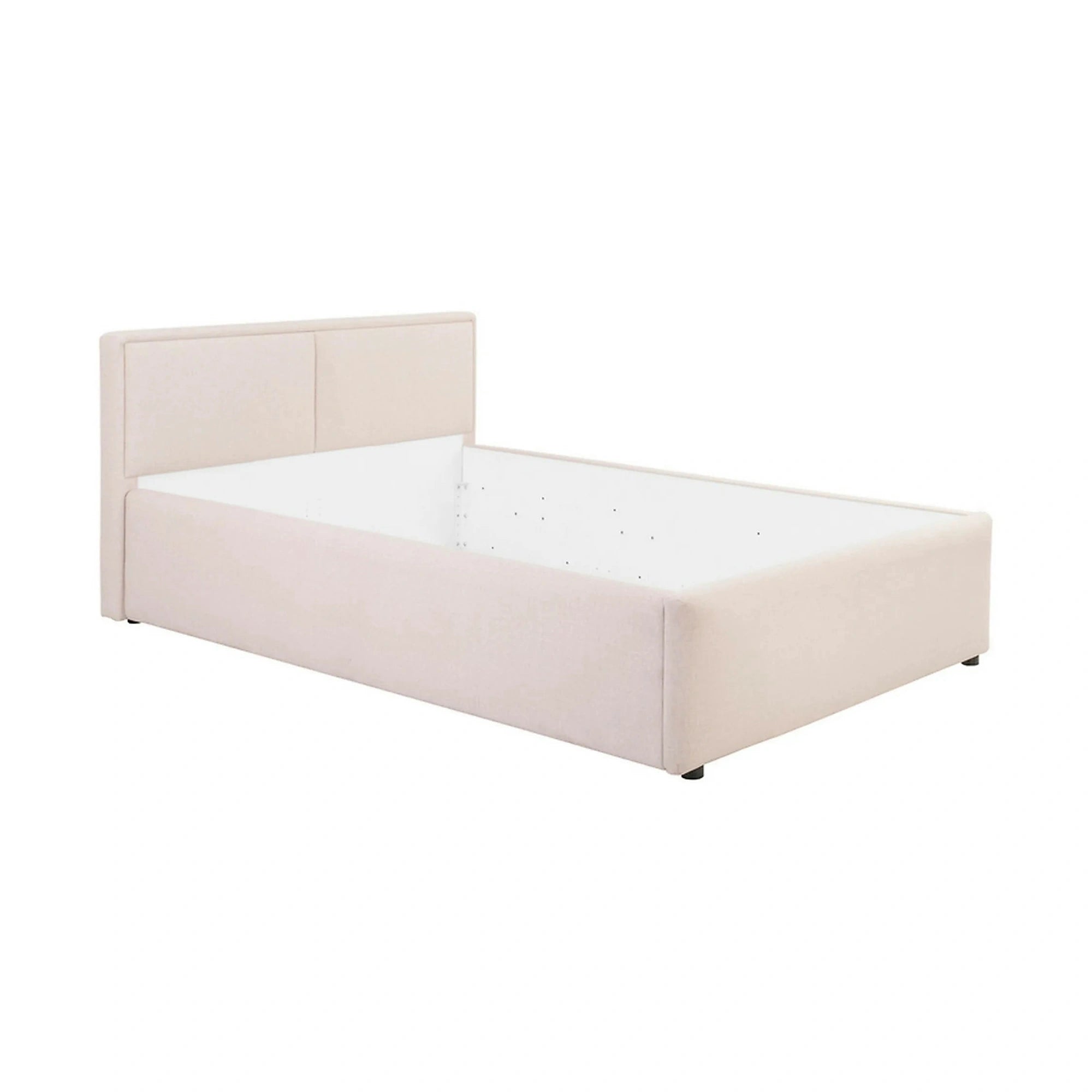 Cadru pat NEDIN 120x200, stofa clasica bej - Maya 03