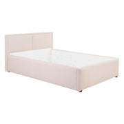 Cadru pat NEDIN 120x200, stofa clasica bej - Maya 03