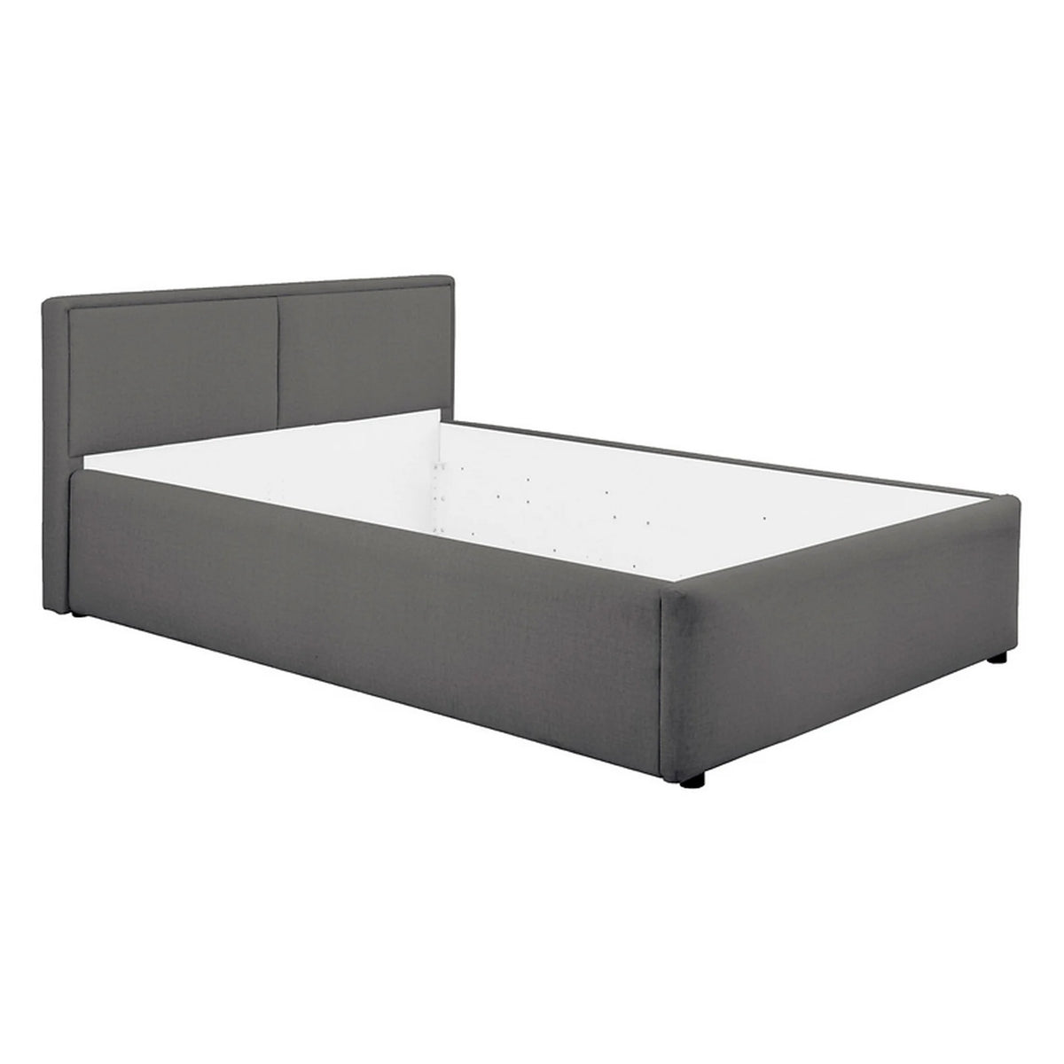 Cadru pat NEDIN 120x200, stofa clasica gri inchis - Maya 21