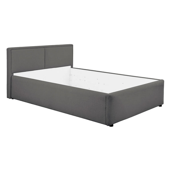 Cadru pat NEDIN 120x200, stofa clasica gri inchis - Maya 21