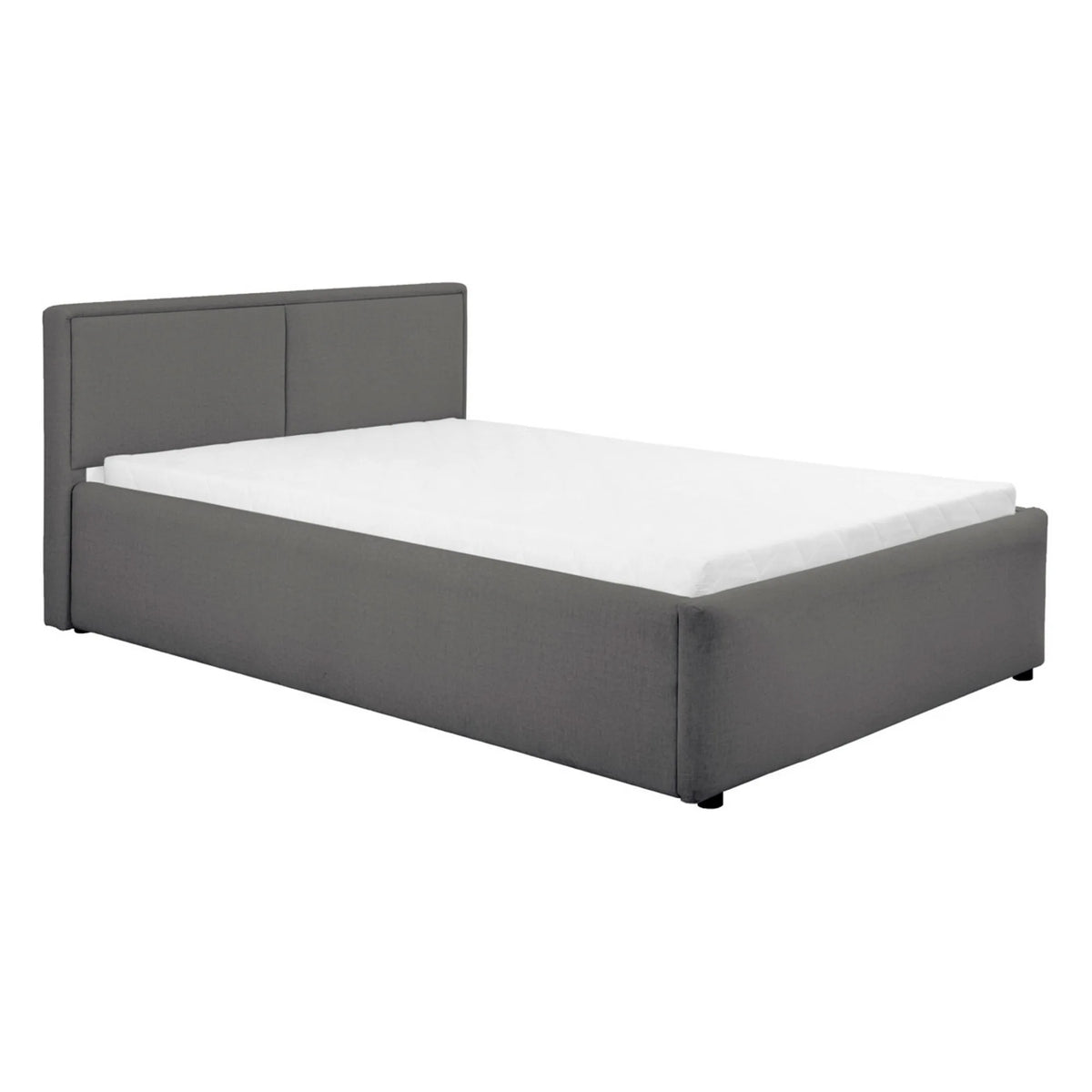 Cadru pat NEDIN 120x200, stofa clasica gri inchis - Maya 21