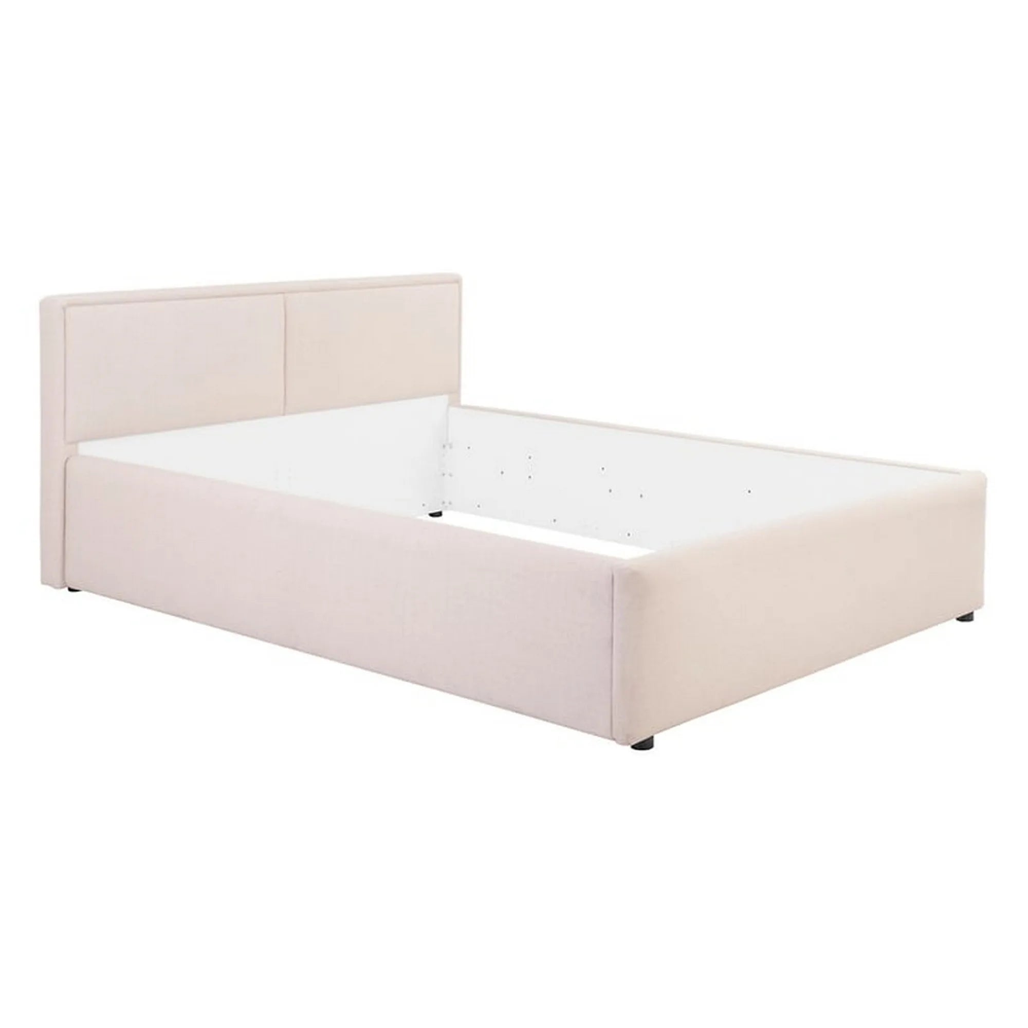 Cadru pat NEDIN 140x200, stofa clasica bej - Maya 03