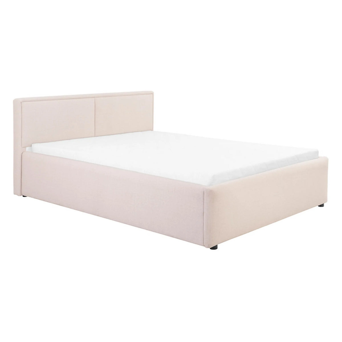 Cadru pat NEDIN 140x200, stofa clasica bej - Maya 03