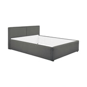 Cadru pat NEDIN 140x200, stofa clasica gri inchis - Maya 21