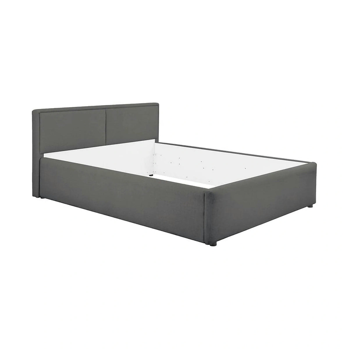 Cadru pat NEDIN 140x200, stofa clasica gri inchis - Maya 21