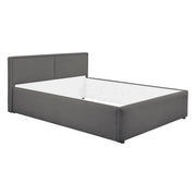 Cadru pat NEDIN 140x200, stofa clasica gri inchis - Maya 21