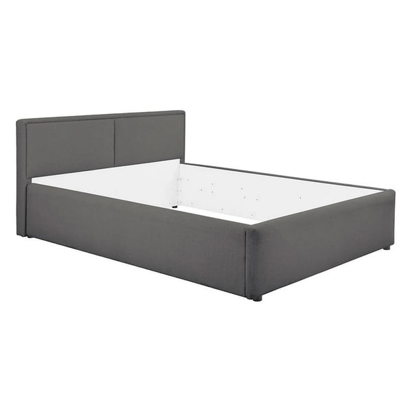 Cadru pat NEDIN 140x200, stofa clasica gri inchis - Maya 21
