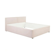Cadru pat NEDIN 160x200, stofa clasica bej - Maya 03