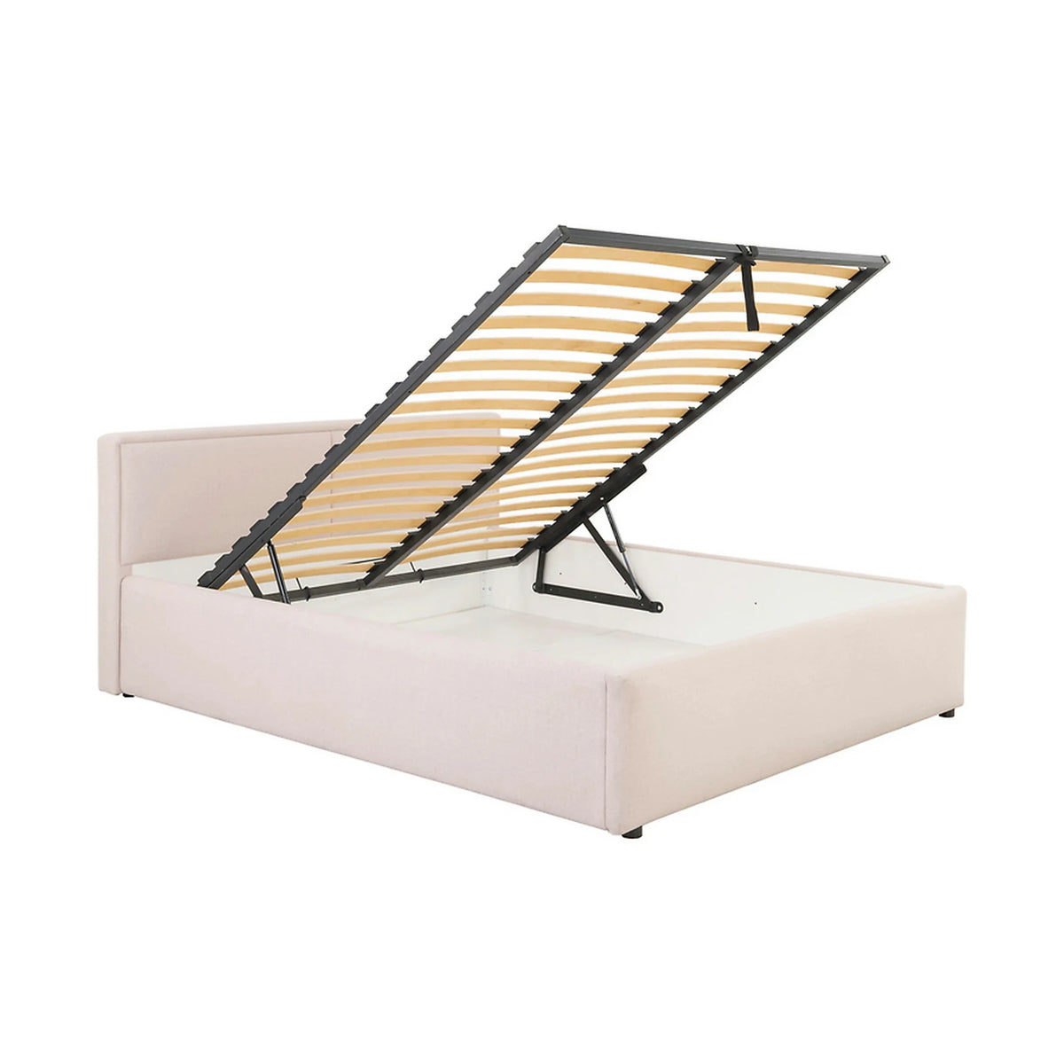 Cadru pat NEDIN 160x200, stofa clasica bej - Maya 03