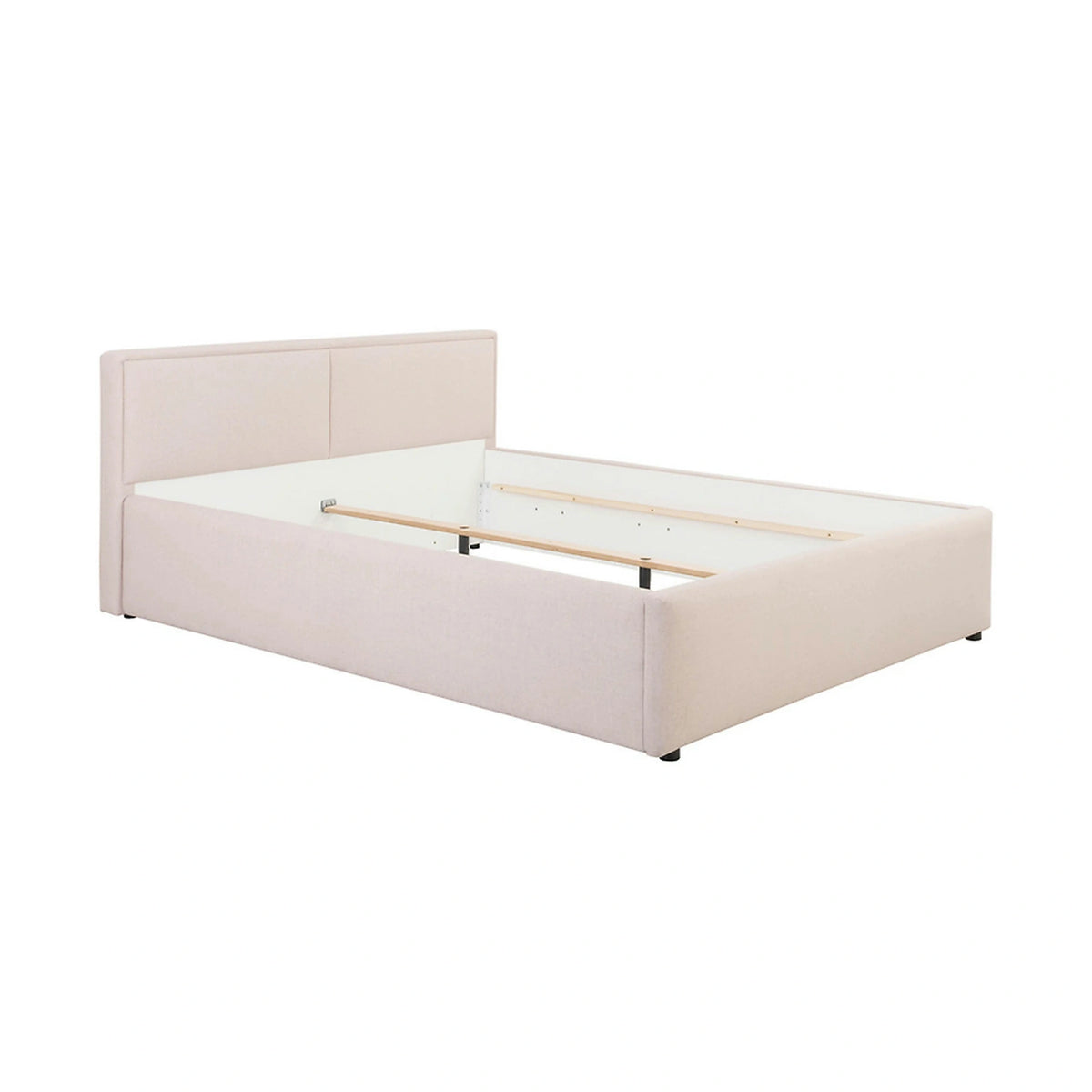 Cadru pat NEDIN 160x200, stofa clasica bej - Maya 03