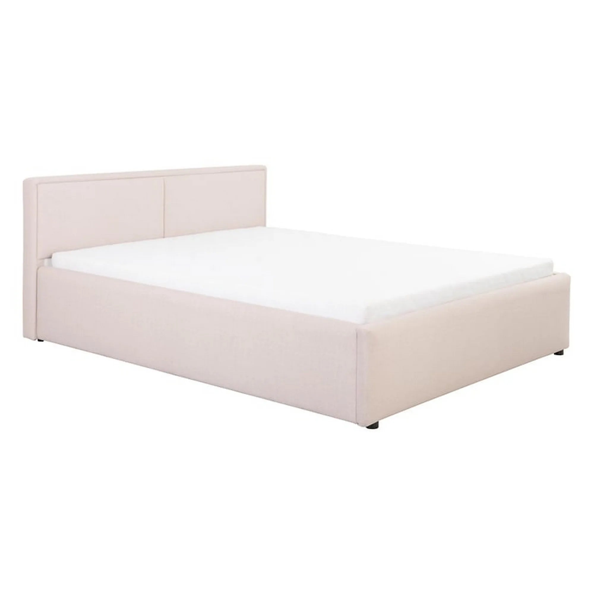 Cadru pat NEDIN 160x200, stofa clasica bej - Maya 03