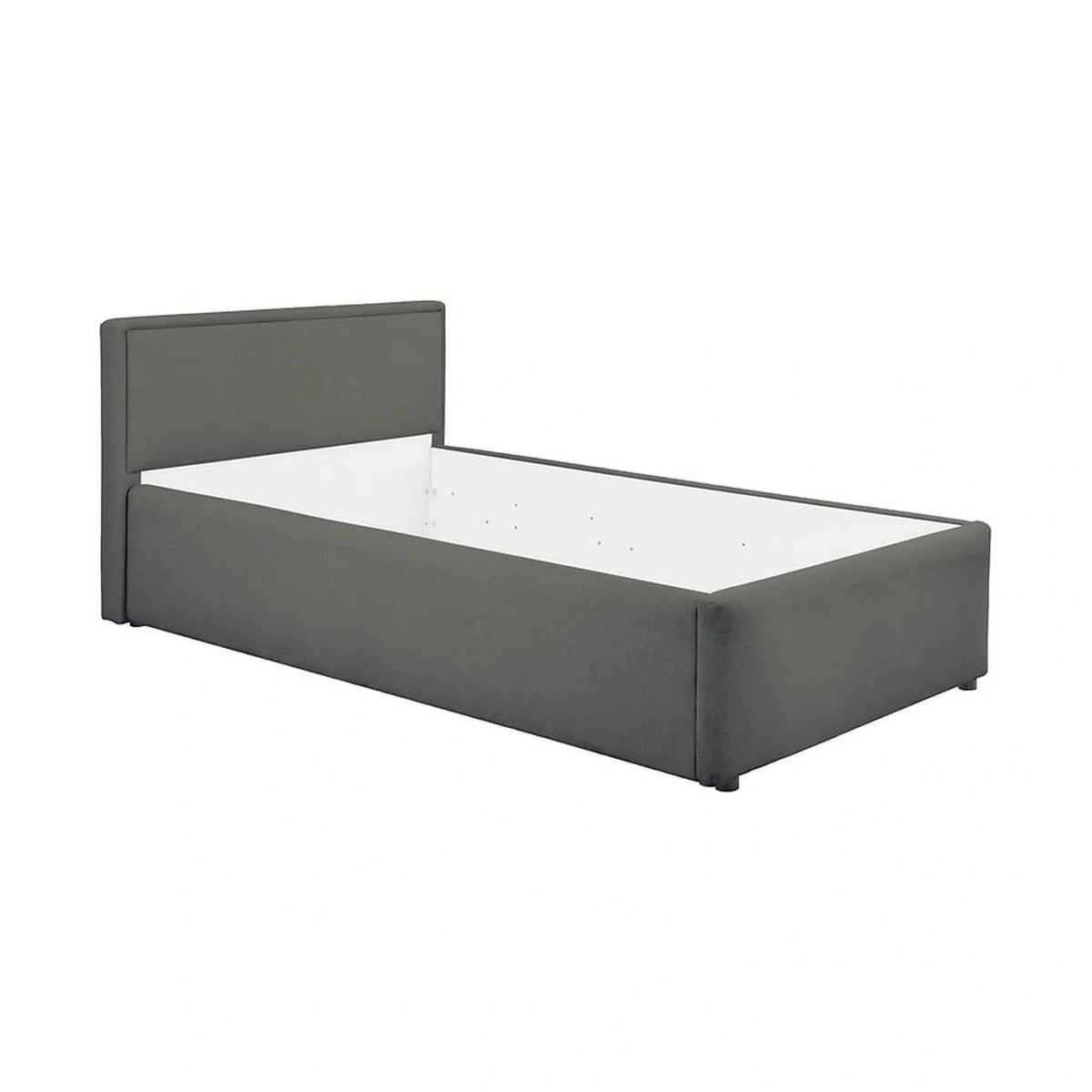 Cadru pat NEDIN 90x200, stofa clasica gri inchis - Maya 21