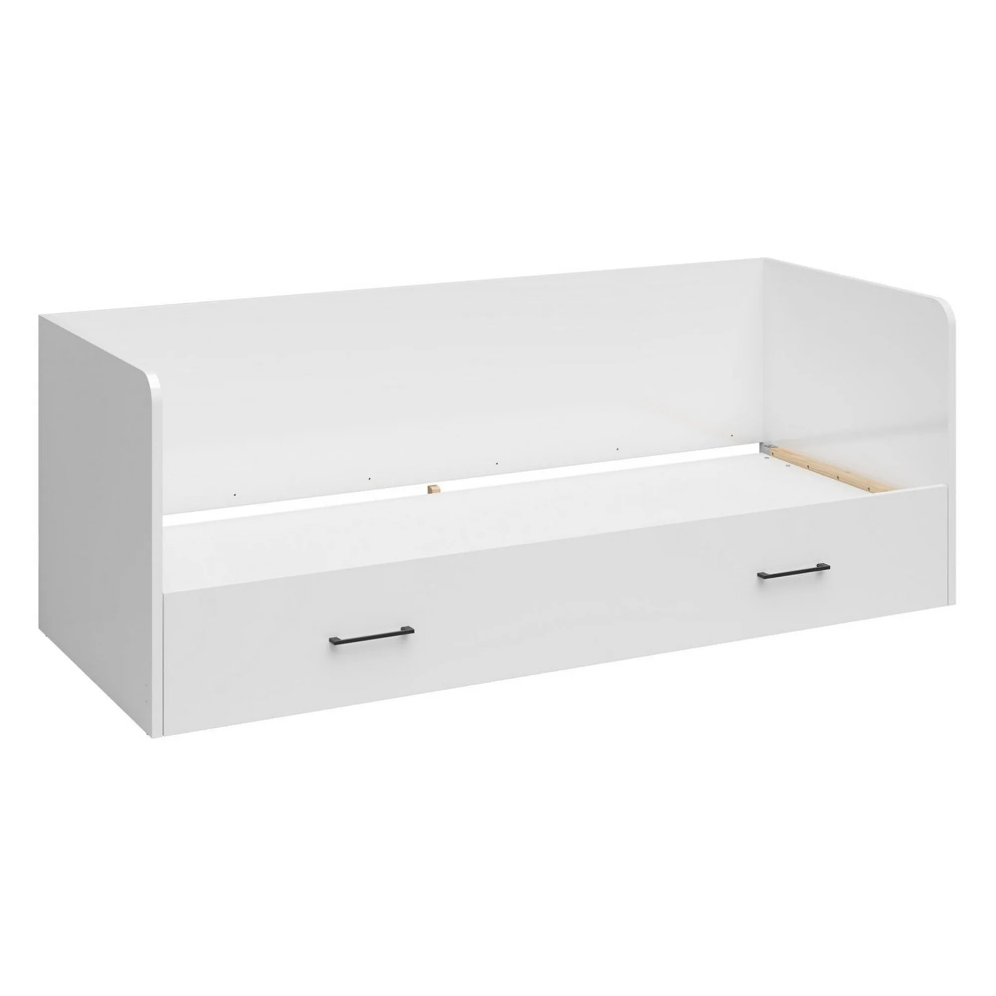 Cadru pat TETRIX 80/160x200, alb lucios, PAL