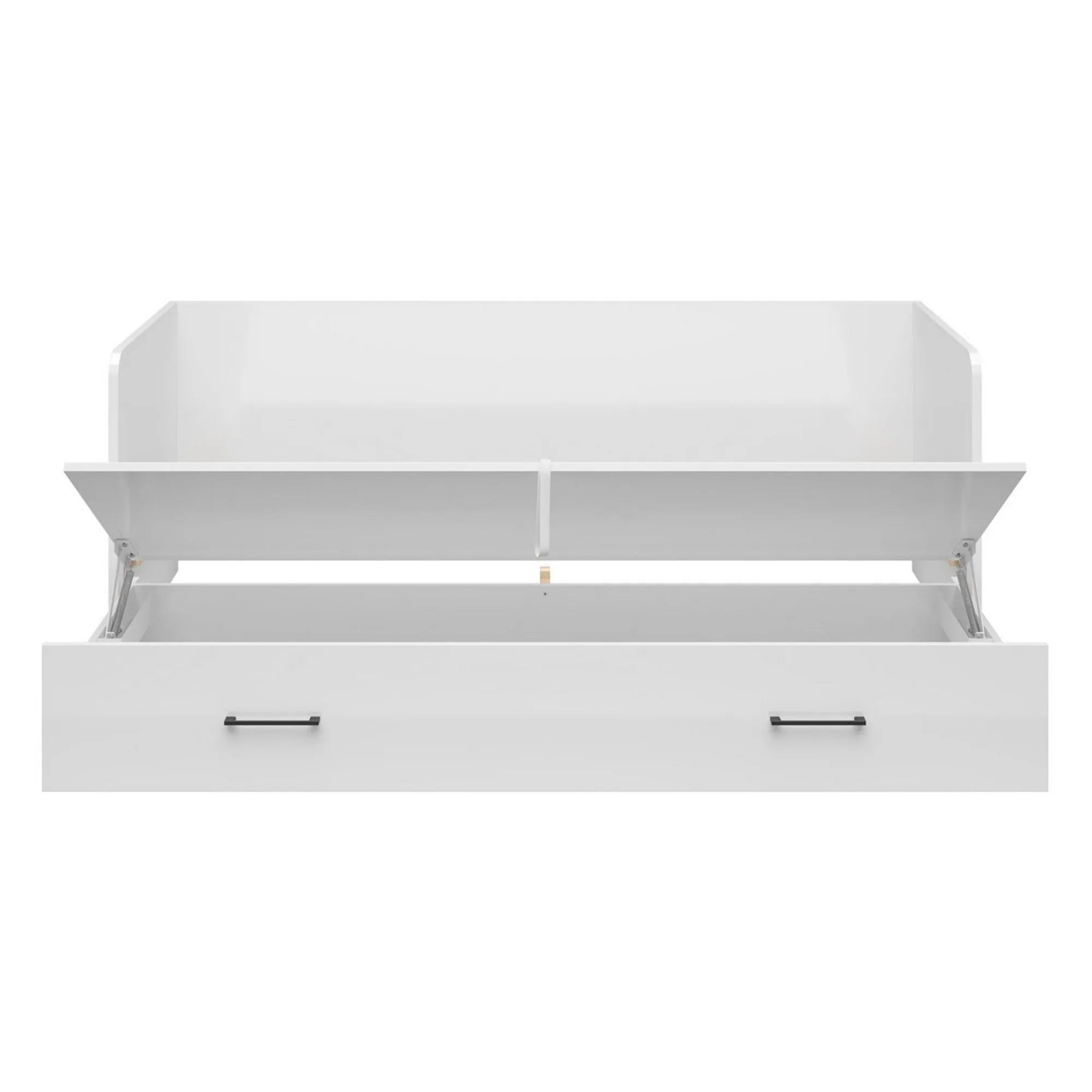 Cadru pat TETRIX 80/160x200, alb lucios, PAL