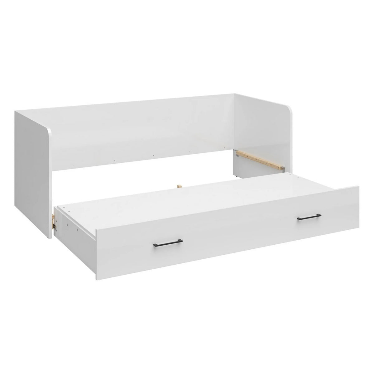 Cadru pat TETRIX 80/160x200, alb lucios, PAL