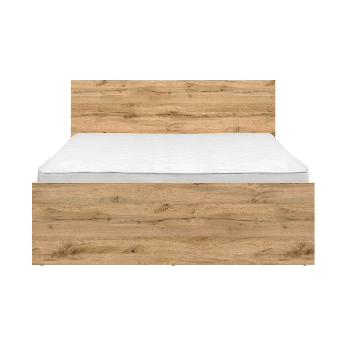 Cadru pat ZELE 140x200, stejar wotan, PAL