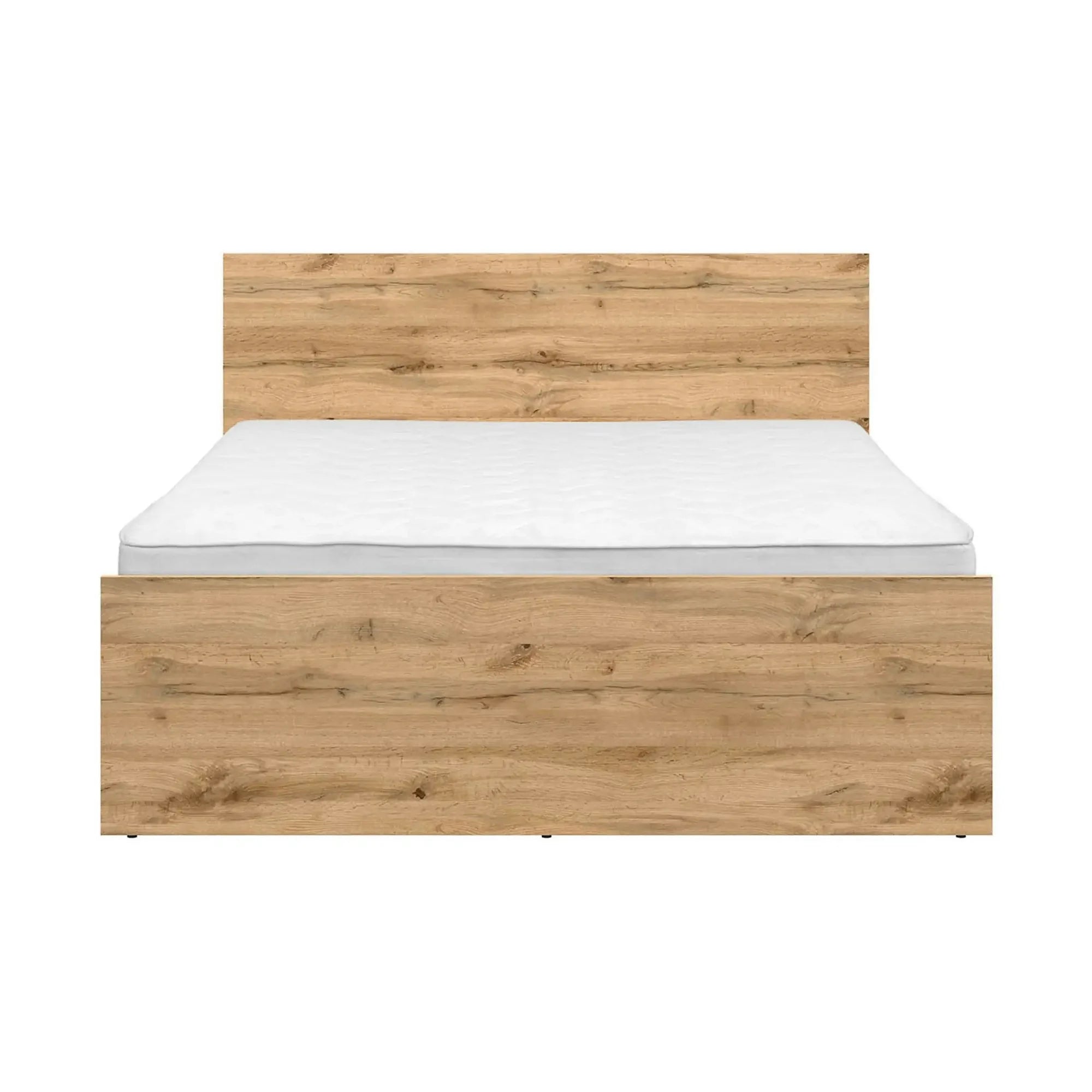 Cadru pat ZELE 140x200, stejar wotan, PAL
